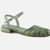 Women Elvio Zanon | Elvio Zanon - Winny Oliva Sandals On Labotte