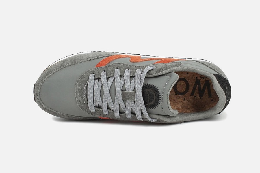 Women Woden | Woden - Olivia Plateau Grey Sneakers On Labotte