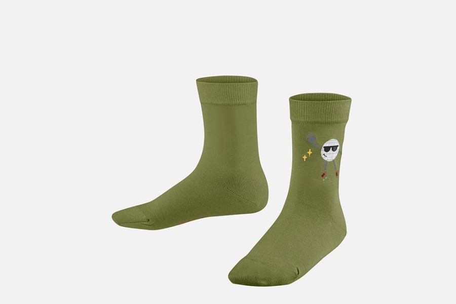 Boys Falke | Falke - Disco Vert Socks On Labotte