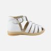 Girls Bellamy | Bellamy - Aurelia Blanc Sandals On Labotte