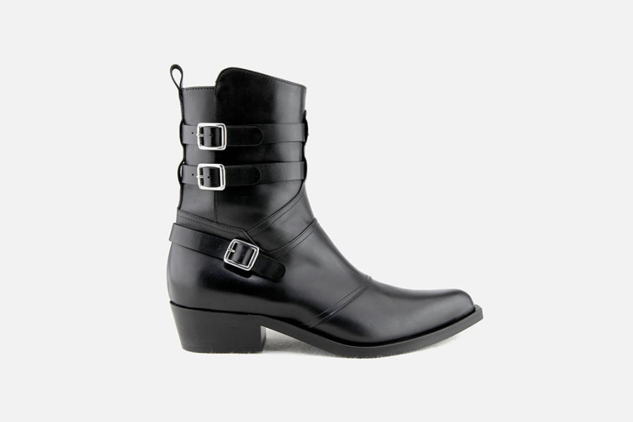 Women Guglielmo Rotta | Guglielmo Rotta - Garrison Noir Boots On Labotte