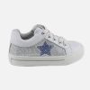 Girls Lunella | Lunella - Livia Blanc Star Lace-Up Shoes On Labotte