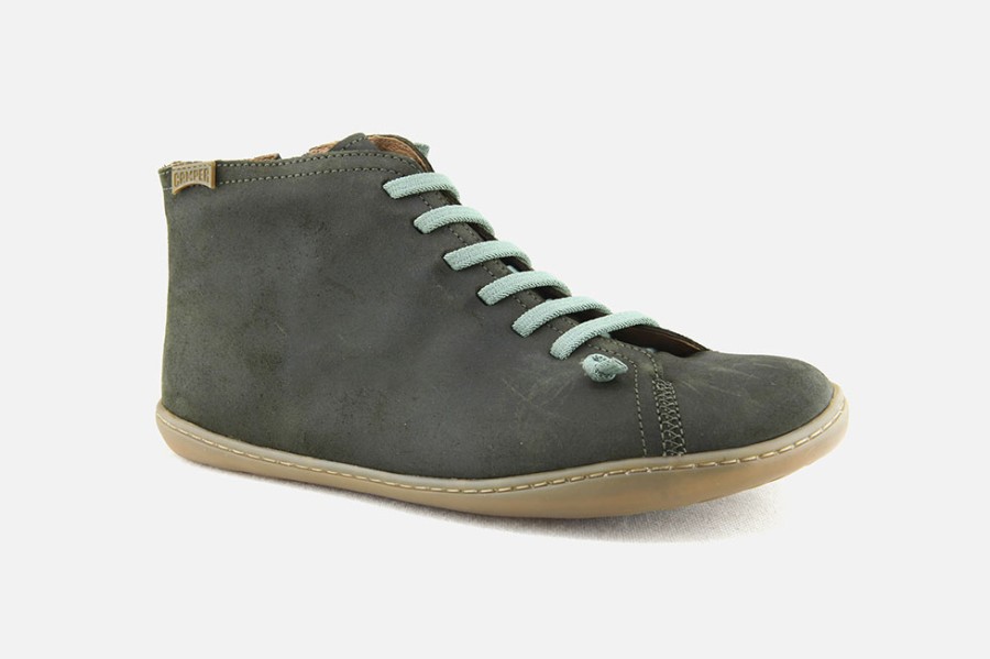 Men Camper | Camper - Peu Cami Hi Kaki Ufo Lace-Up Boots On Labotte