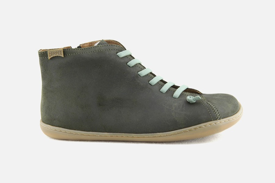 Men Camper | Camper - Peu Cami Hi Kaki Ufo Lace-Up Boots On Labotte