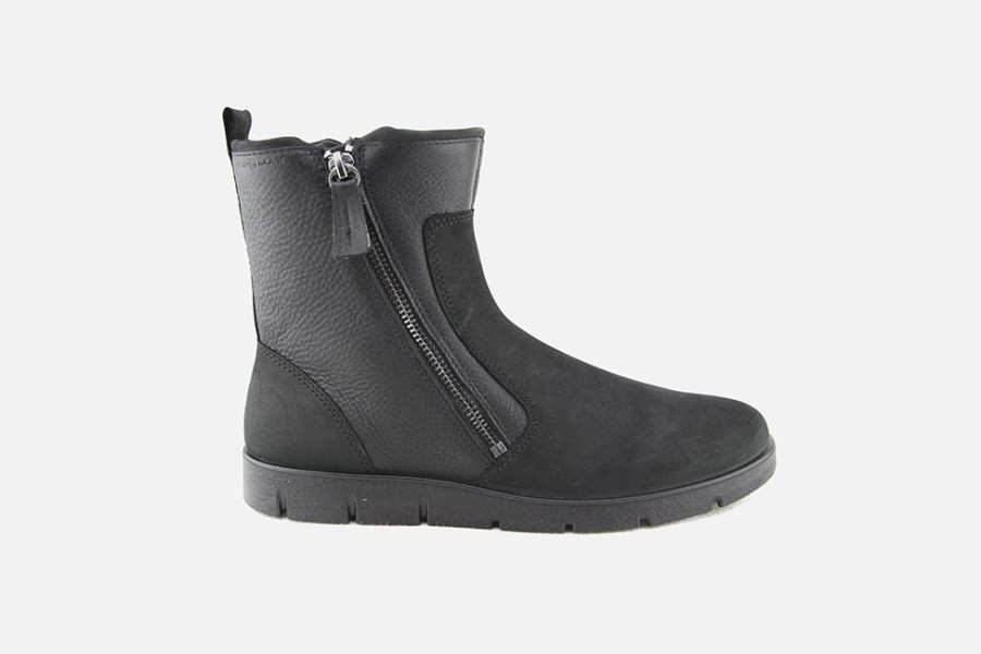Women Ecco | Ecco - Bella Hydro Black Ankle Boots On Labotte