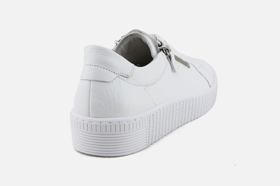 Women Gabor | Gabor - Nova Blanc Sneakers On Labotte