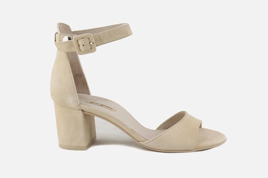 Women Paul Green | Paul Green - Parador Beige Sandals On Labotte