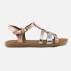 Girls Bellamy | Bellamy - Tropic Metallic Cooper Sandals On Labotte