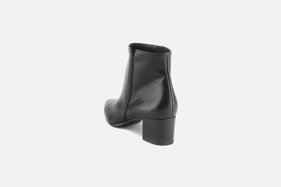 Women Paul Green | Paul Green - Pomodor Noir Ankle Boots On Labotte