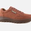 Men Mephisto | Mephisto - Flynn Rust Sneakers On Labotte