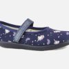 Girls Bellamy | Bellamy - Florinette Licorne Bleu Low Slippers On Labotte