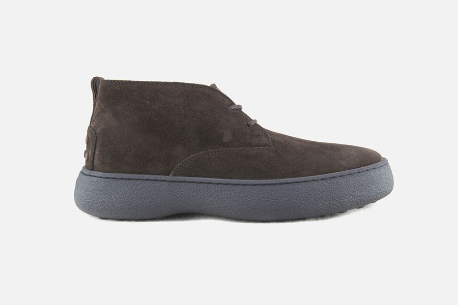 Men Tod's | Tod'S - Tods Chukka 09 Marron Lace-Up Boots On Labotte