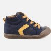Boys Bellamy | Bellamy - Virgile Marine Lace-Up Boots On Labotte