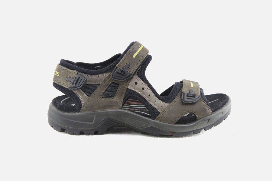 Men Ecco | Ecco - Offroad Brown Mud Man Sandals On Labotte