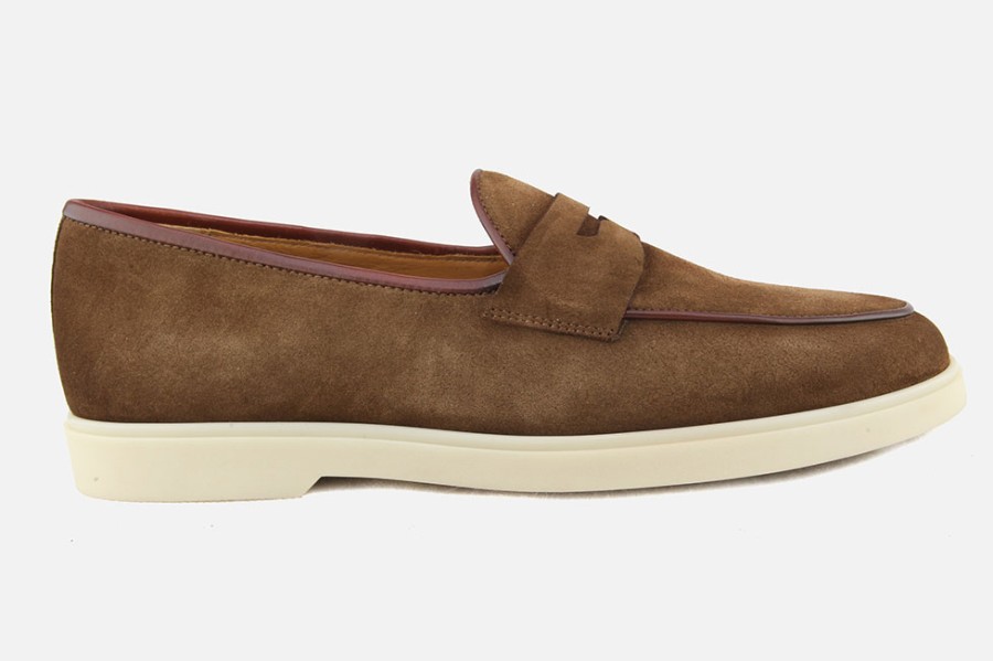 Men Magnanni | Magnanni - Reggie Daim Noisette Loafers On Labotte