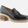 Women Jhay | Jhay - Verano Moc Lack Black Loafers On Labotte