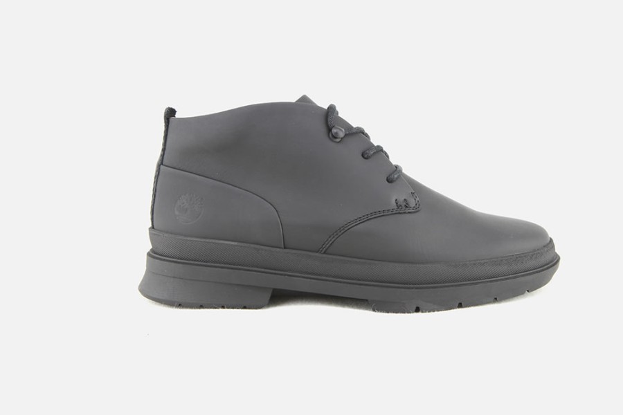 Men Timberland | Timberland - Boulevard Chukka Black Lace-Up Boots On Labotte