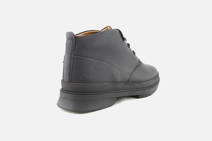 Men Timberland | Timberland - Boulevard Chukka Black Lace-Up Boots On Labotte