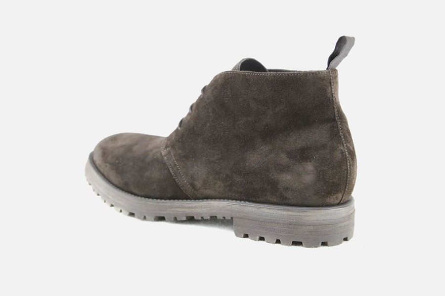 Men Sturlini | Sturlini - Spencer Daim Choco Lace-Up Boots On Labotte