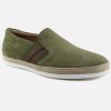 Men Tod's | Tod'S - Pantofola Slip On Strap Vert Loafers On Labotte
