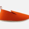 Men La Charentaise Tcha | La Charentaise Tcha - Minimal Orange Man Charentaises On Labotte