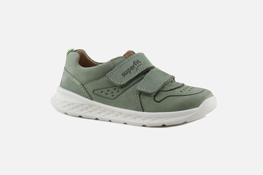 Boys Superfit | Superfit - Hector Greeny Velcro Shoes On Labotte