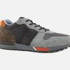 Men Hogan | Hogan - Hogan H383 Grey Brown Sneakers On Labotte