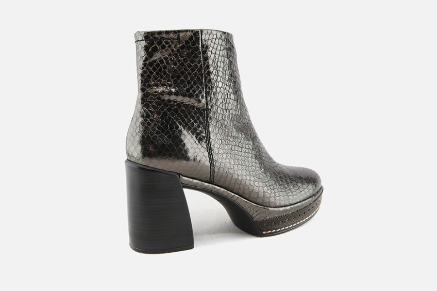 Women Pons Quintana | Pons Quintana - Tresor Boots Bronze Ankle Boots On Labotte