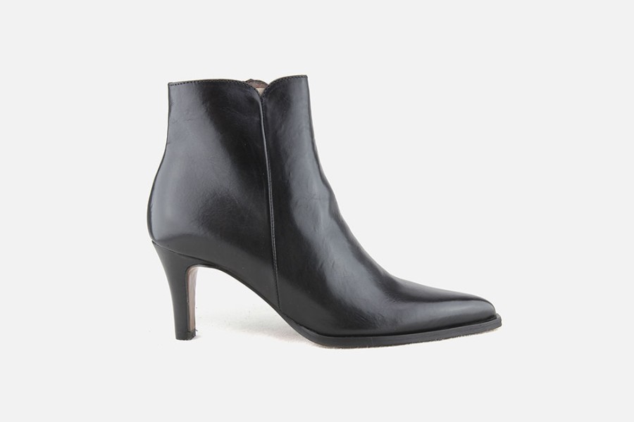 Women Muratti | Muratti - Ramoulu Lisse Noir Ankle Boots On Labotte