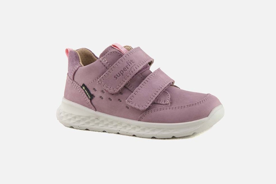Girls Superfit | Superfit - Hector Lilas Gtx Velcro Shoes On Labotte