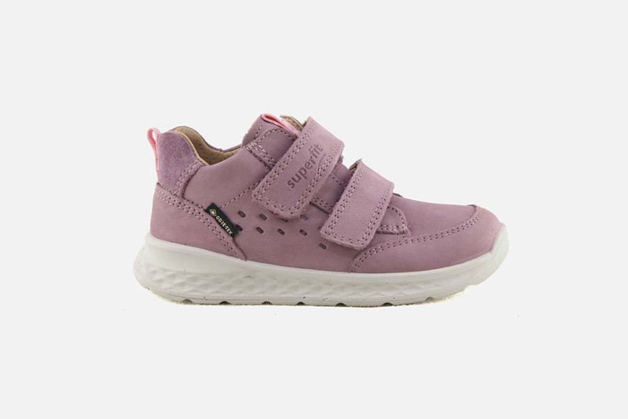 Girls Superfit | Superfit - Hector Lilas Gtx Velcro Shoes On Labotte