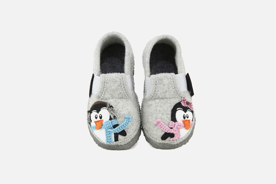 Girls Giesswein | Giesswein - Les Pingouins Low Slippers On Labotte