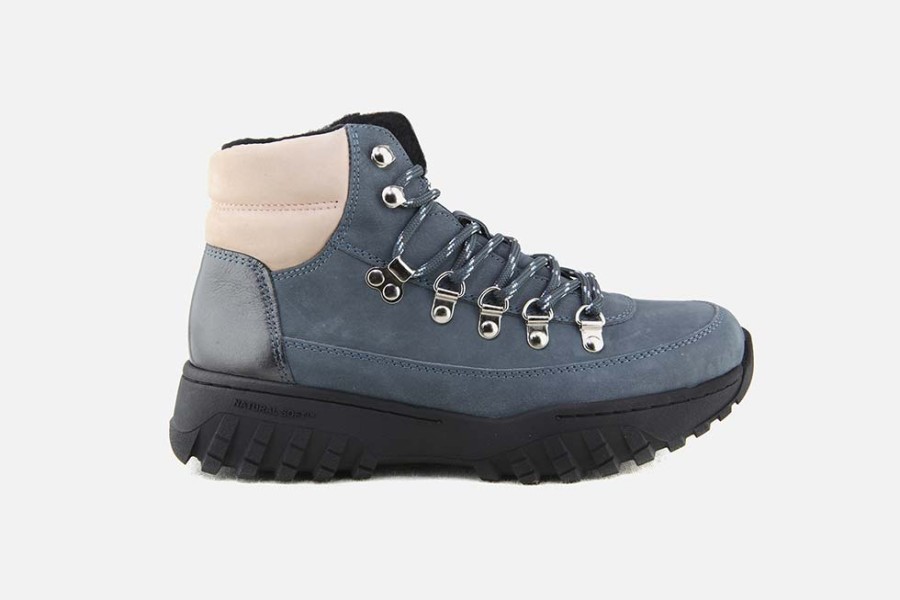 Women Woden | Woden - Iris Track Storm Lace-Up Boots On Labotte