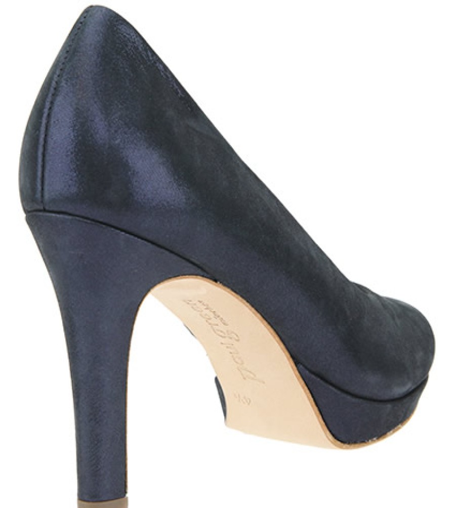Women Paul Green | Paul Green - Prince Bleu Nacre Pumps On Labotte