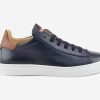 Boys Rondinella | Rondinella - Flavio Navy Cognac Lace-Up Shoes On Labotte