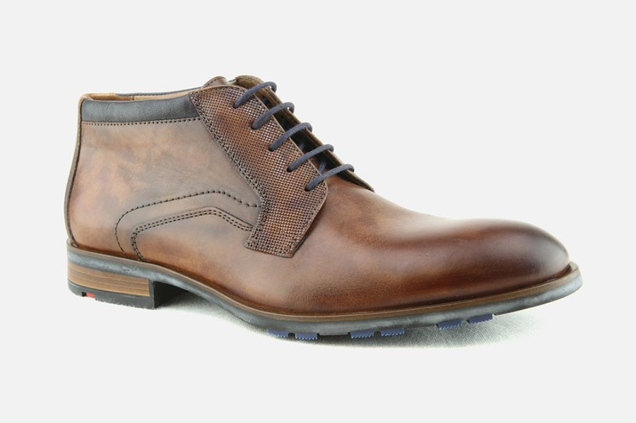 Men LLOYD | Lloyd - Jaron Brandy Lace-Up Boots On Labotte