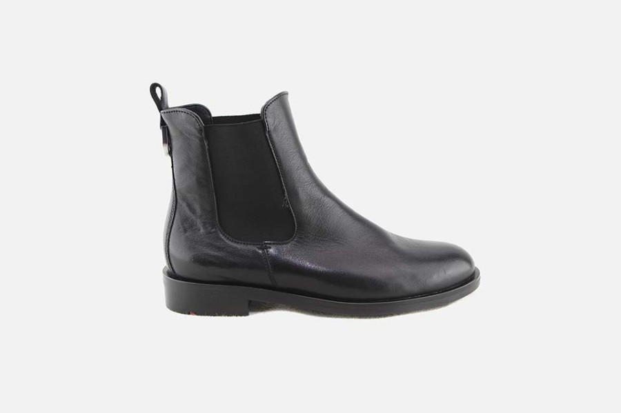 Women LLOYD | Lloyd - Gaya Lisse Noir Ankle Boots On Labotte