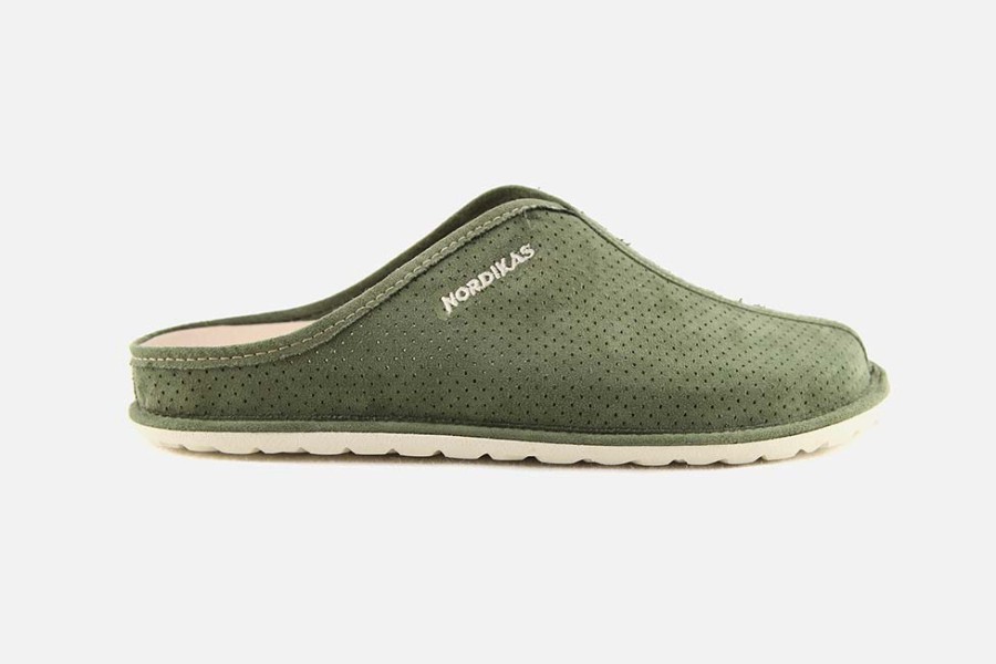 Men Nordikas | Nordikas - Village Kaki Low Slippers On Labotte