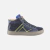 Boys Romagnoli | Romagnoli - Lenny Dark Blue Lace-Up Boots On Labotte