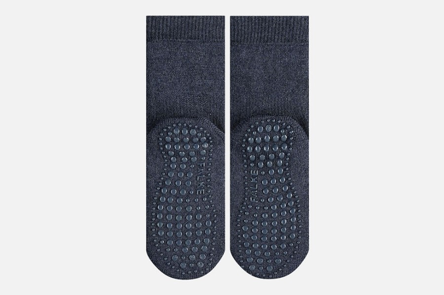 Girls Falke | Falke - Catspad Dark Blue Slippers-Socks On Labotte