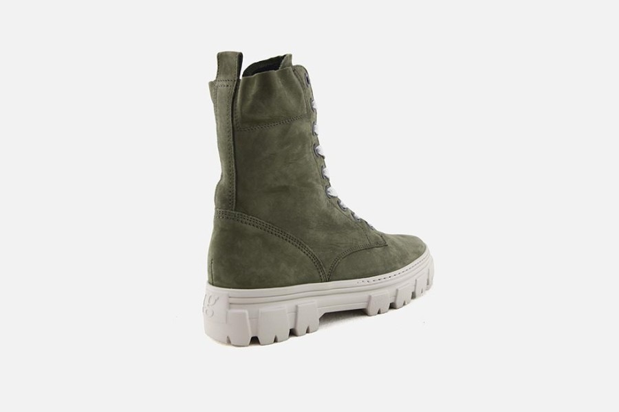 Women Paul Green | Paul Green - Pasadena Jungle Lace-Up Boots On Labotte