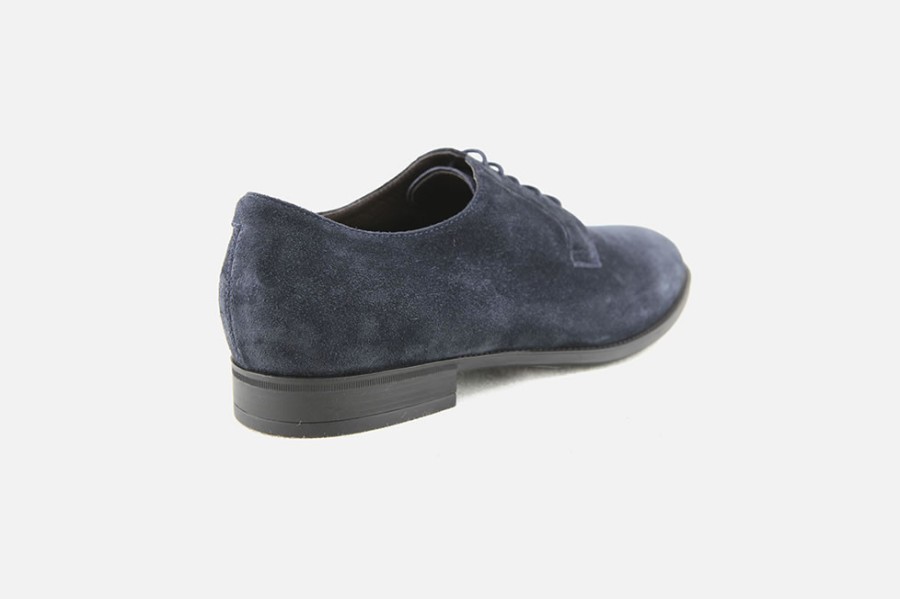 Men Fratelli Rossetti | Fratelli Rossetti - Rialto Daim Bleu Derbies On Labotte