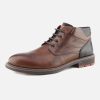 Men Fluchos | Fluchos - Amiens Marron Lace-Up Boots On Labotte
