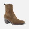 Women Alpe | Alpe - Atkins Chelsea Brown Ankle Boots On Labotte
