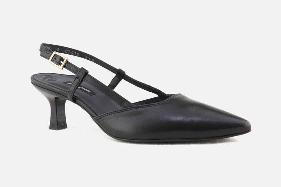 Women Paul Green | Paul Green - Pepperino Black Pumps On Labotte