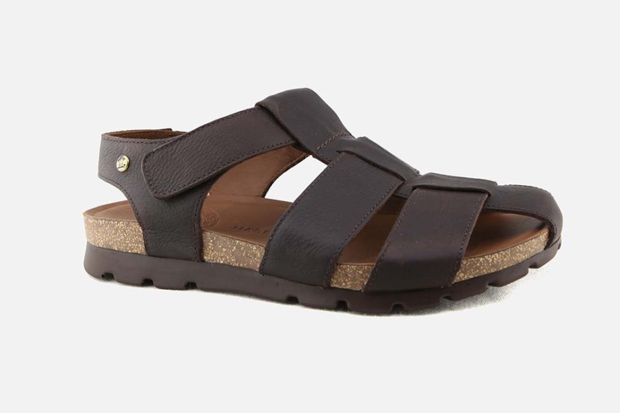 Men Panama Jack | Panama Jack - Stanley Brown Sandals On Labotte