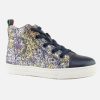 Girls Acebos | Acebos - Blog Hi Navy Glitter Lace-Up Boots On Labotte