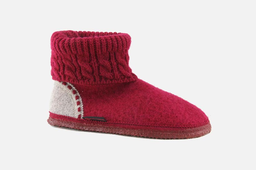 Women Giesswein | Giesswein - Tyrol 2 Prune Low Slippers On Labotte