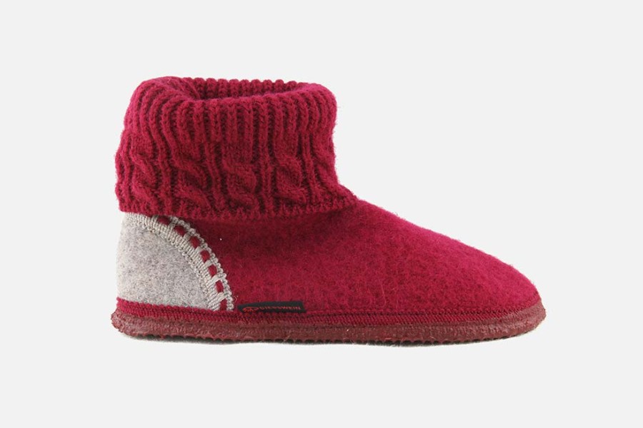 Women Giesswein | Giesswein - Tyrol 2 Prune Low Slippers On Labotte