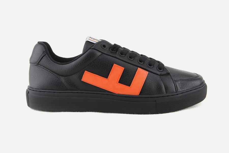 Men Flamingos Life | Flamingos Life - Classic 70 Black Orange Sneakers On Labotte